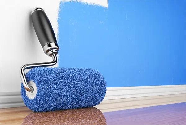 Parede pintada com tinta para parede, acabamento moderno e durável, disponível na Casa da Textura.